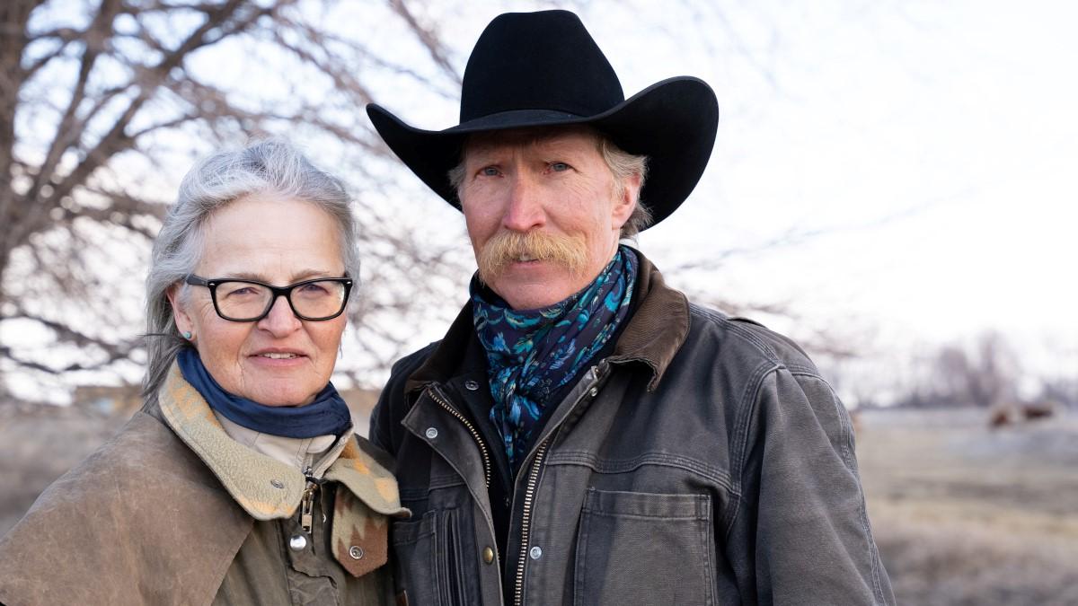 Ranchers, the Pratts, participate in sage grouse research.